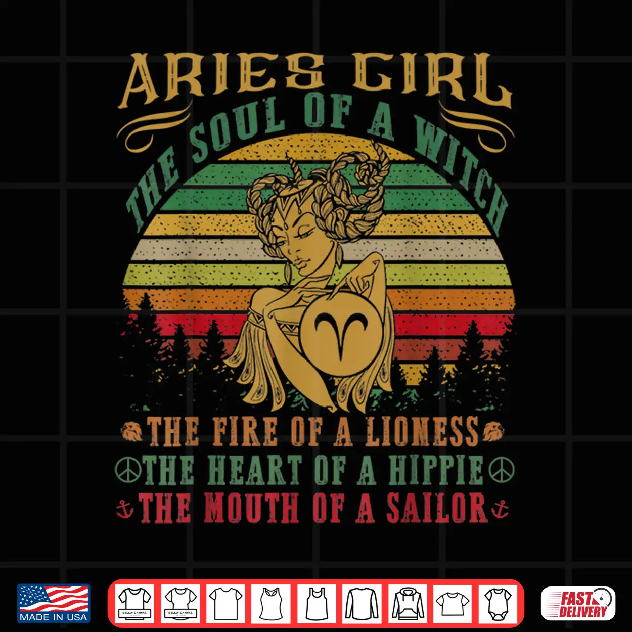 Aries Girl The Soul Of A Witch Mouth Of A Sailor T Shirt Aries Girl The Soul Of A Witch Mouth Of A Sailor T Shirt