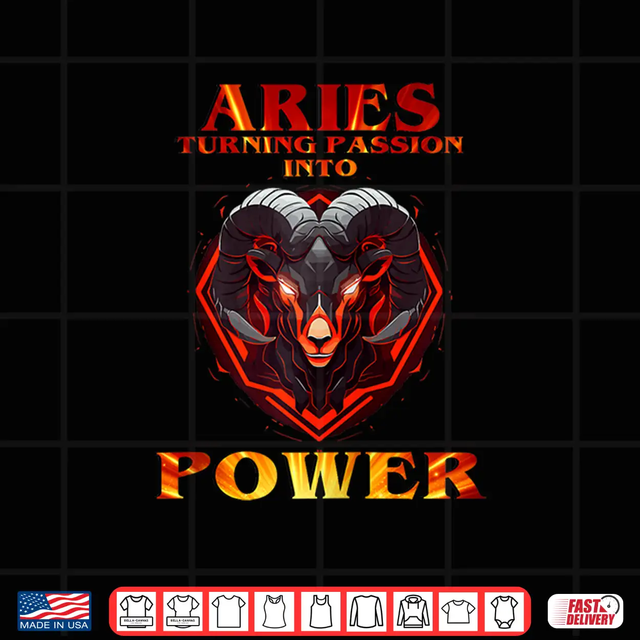 Aries Turning Passion Into Power Shirt Aries Turning Passion Into Power Shirt