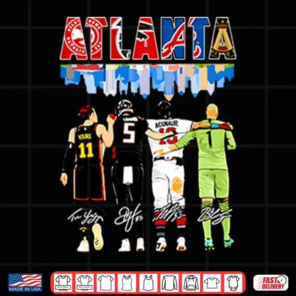 Atlanta Sports Legends Shirt 4 Design Atlanta Sports Legends Shirt