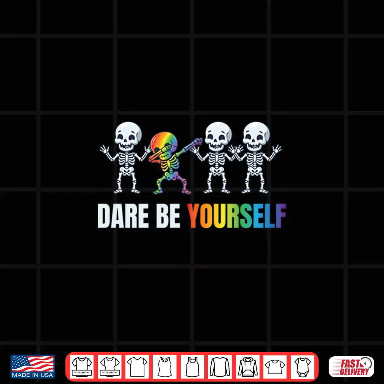 Be Yourself Pride Rainbow Queer Skeleton Gay Csd Lgb Shirt Be Yourself Pride Rainbow Queer Skeleton Gay Csd Lgb Shirt