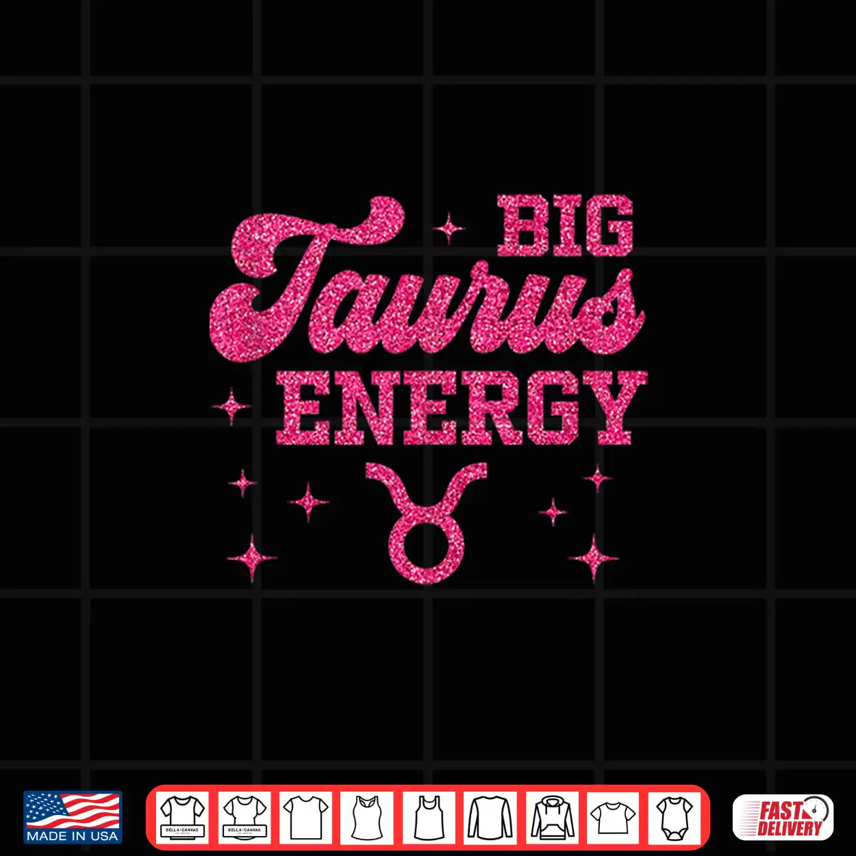 Big Taurus Energy Women Girls Zodiac Sign Birthday Queen Shirt Big Taurus Energy Women Girls Zodiac Sign Birthday Queen Shirt