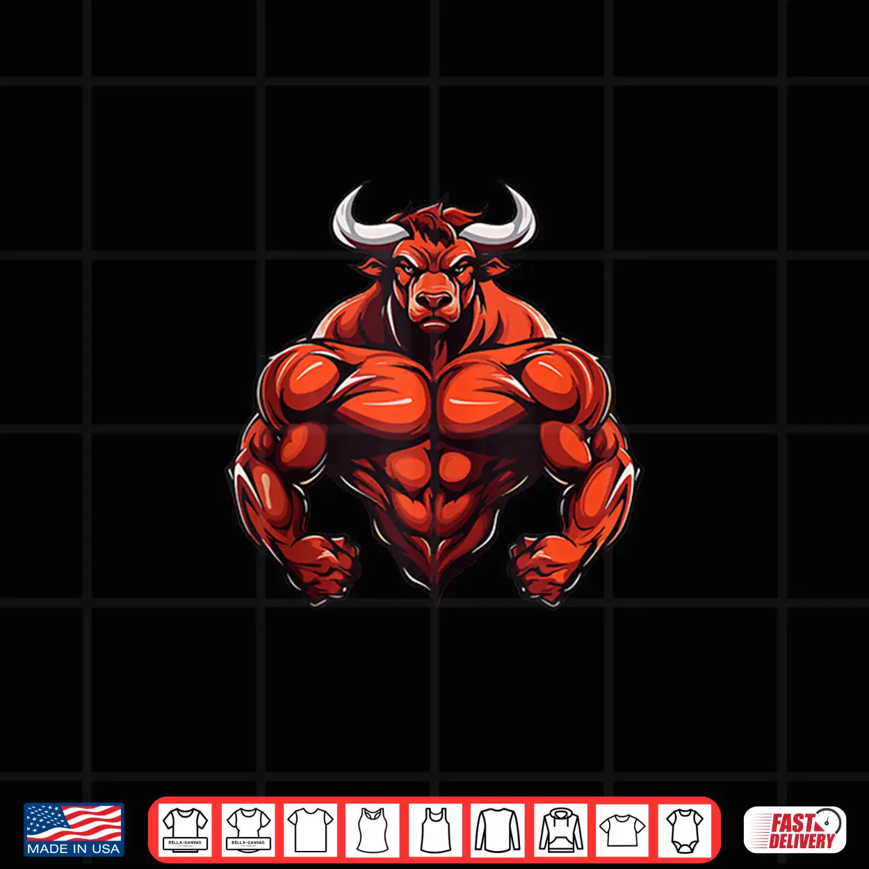 Bull Muscles Taurus Workout Gym Bodybuilding Shirt Bull Muscles Taurus Workout Gym Bodybuilding Shirt