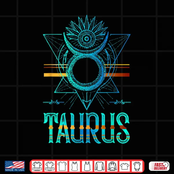 Design Bull Zodiac Sign Symbol Horoscope Taurus Shirt