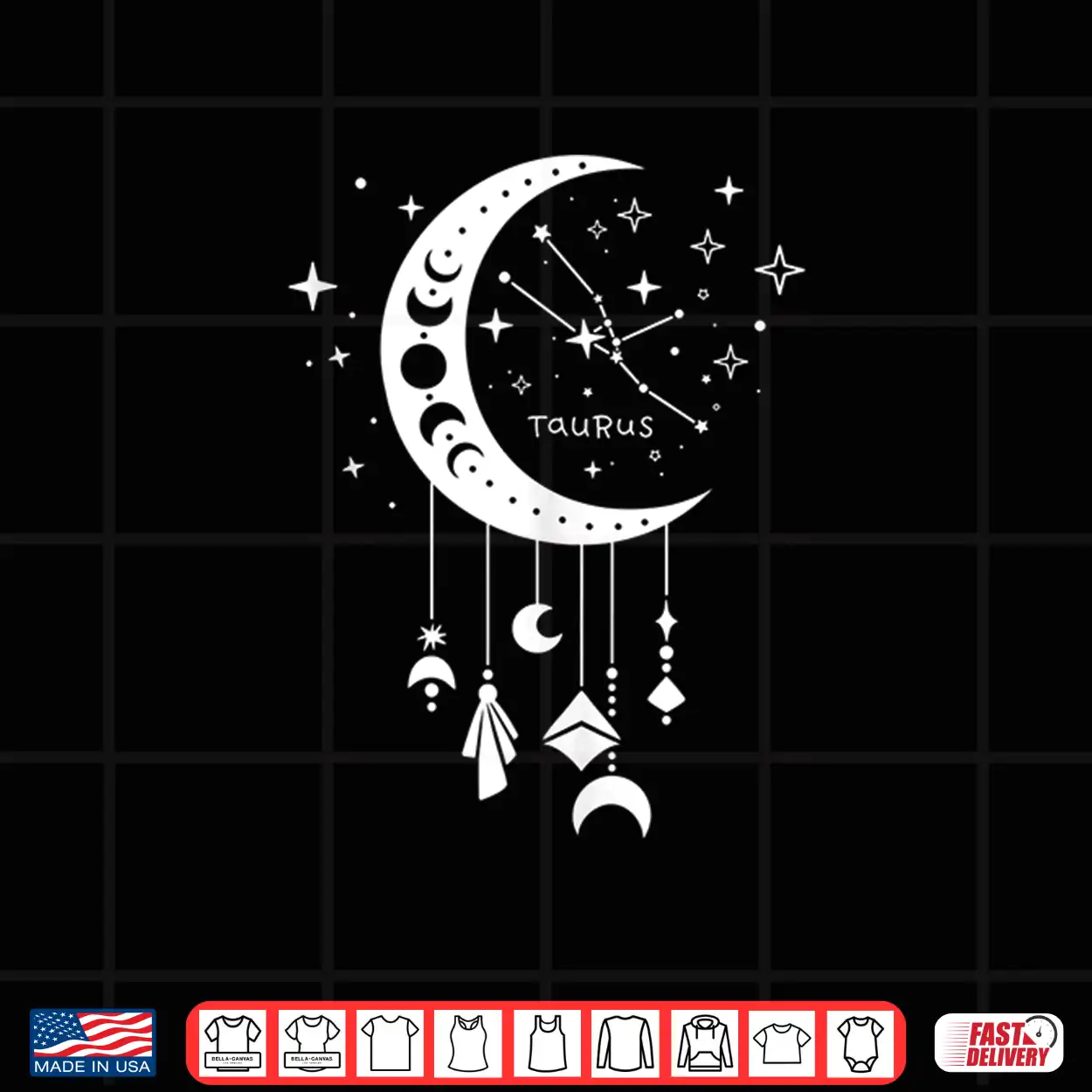 Celestial Moon Taurus Girl Horoscope Star Sign Zodiac Shirt Celestial Moon Taurus Girl Horoscope Star Sign Zodiac Shirt
