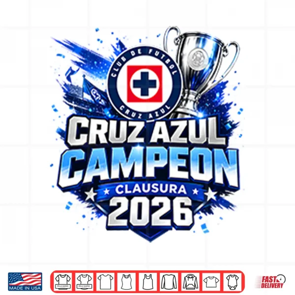 Design Cruz Azul Campeon Clausura 2026 Shirt 2