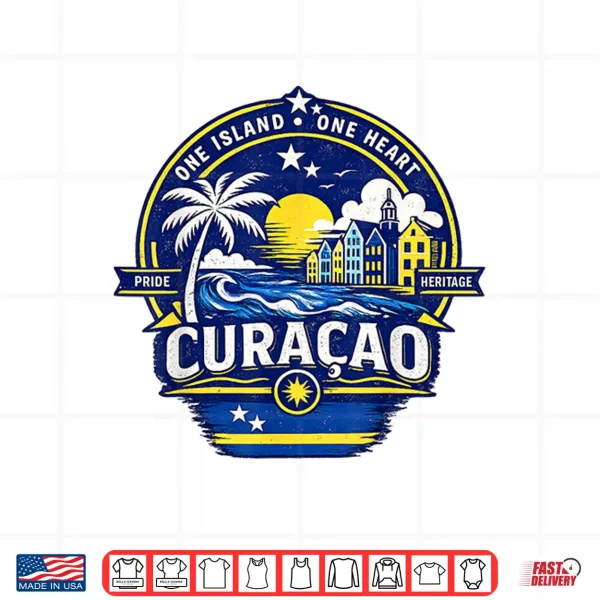 Curacao Island Pride Heritage Souvenir Caribbean Flag Shirt 4 Design Curacao Island Pride Heritage Souvenir Caribbean Flag Shirt