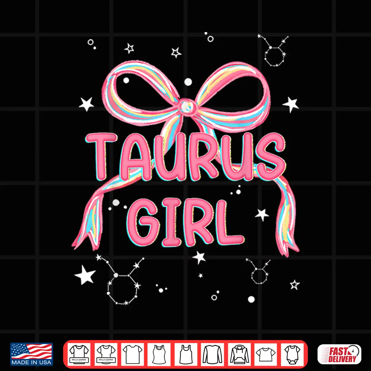 Cute Coquette Taurus Girl Zodiac April May Birthday Shirt Cute Coquette Taurus Girl Zodiac April May Birthday Shirt