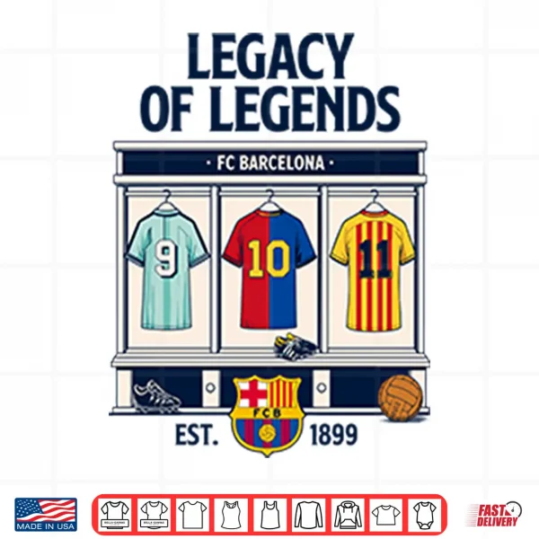Design FC Barcelona Legacy Of Legends Est 1899 Shirt 2