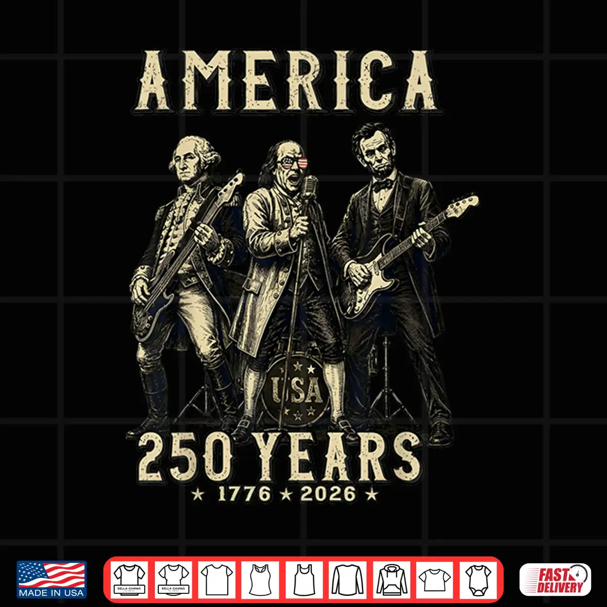 Franklin’S Founding Fathers Band 250 Years Usa Shirt Franklin’S Founding Fathers Band 250 Years Usa Shirt