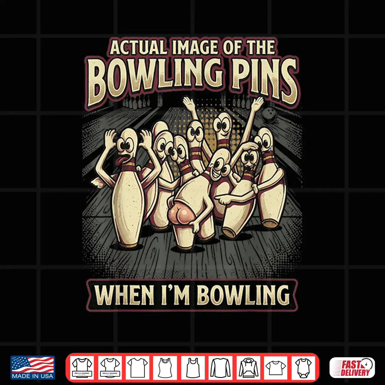 Funny Actual Image Of Bowling Pins Mocking Me When Bowling Shirt Funny Actual Image Of Bowling Pins Mocking Me When Bowling Shirt