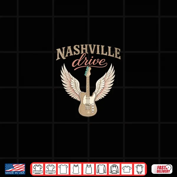 Guitar With Wings Logo Shirt 4 Design Guitar with Wings Logo Shirt