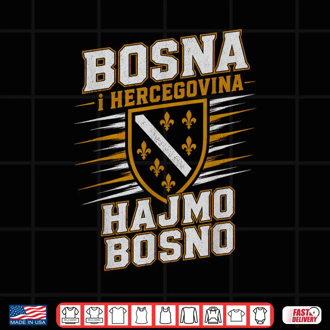 Hajmo Bosno Bosnia And Herzegovina Design Bosna Hercegovina Shirt Hajmo Bosno Bosnia And Herzegovina Design Bosna Hercegovina Shirt