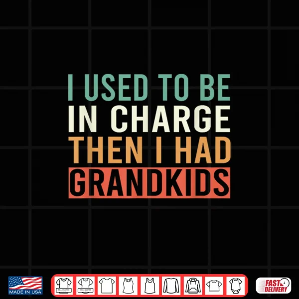I Used To Be In Charge Then I Had Grandkids Shirt 4 Design I Used to Be in Charge Then I Had Grandkids Shirt
