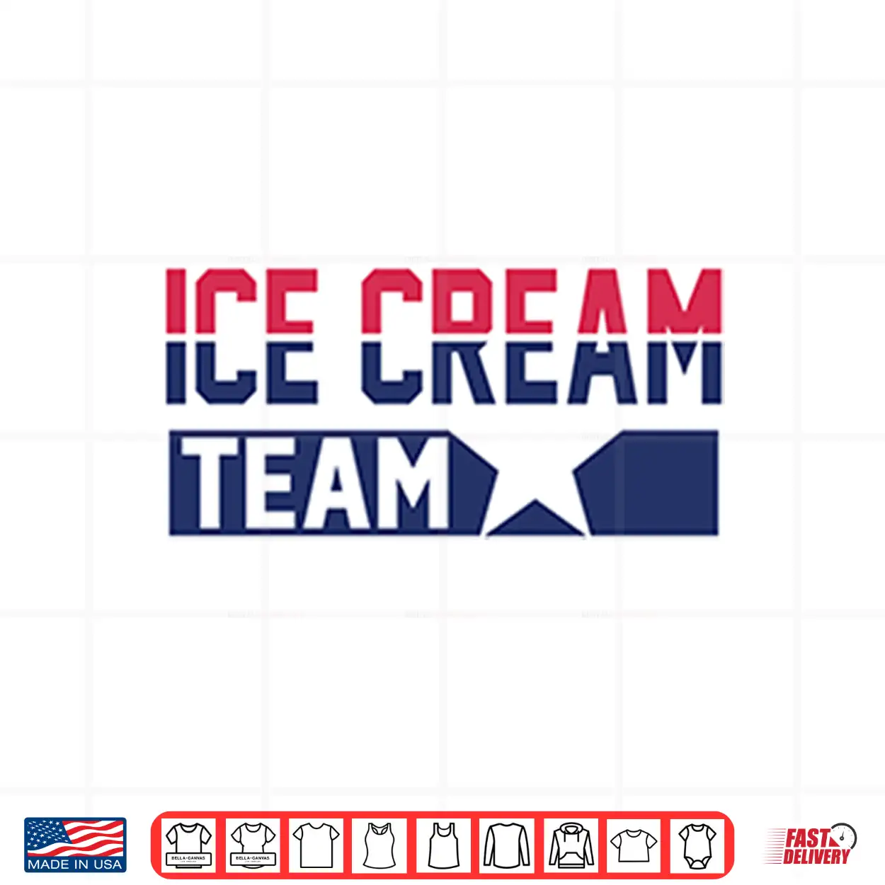 Ice Cream Team Shirt Ice Cream Team Shirt