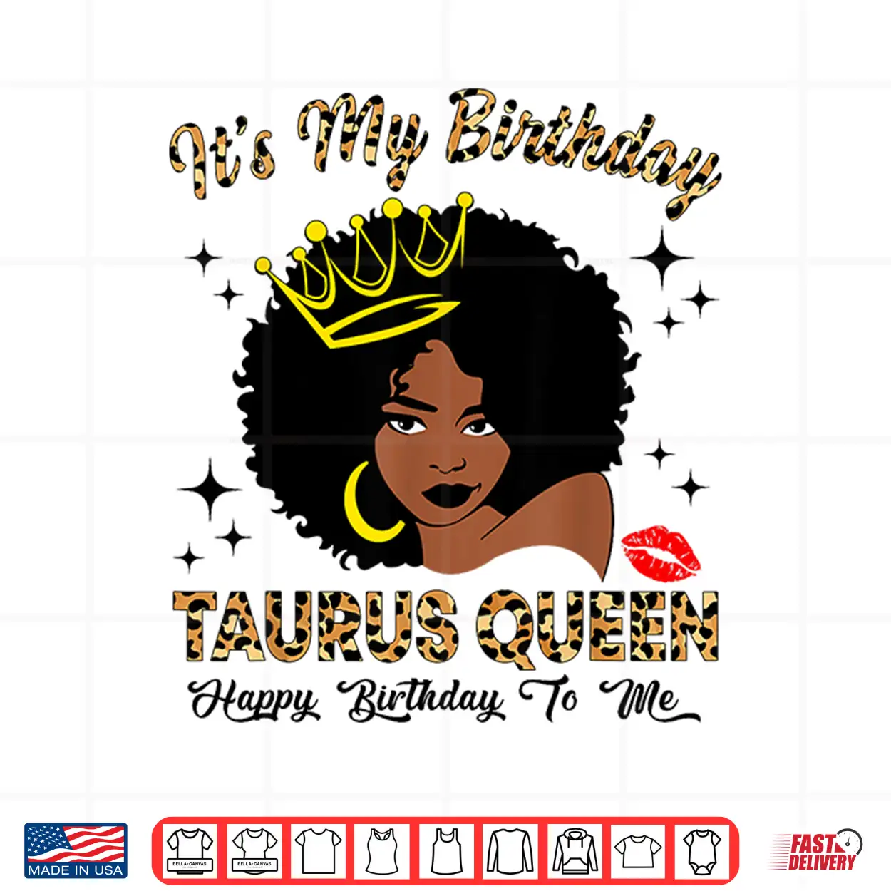 It’S My Birthday Taurus Queen African American Women Shirt It’S My Birthday Taurus Queen African American Women Shirt
