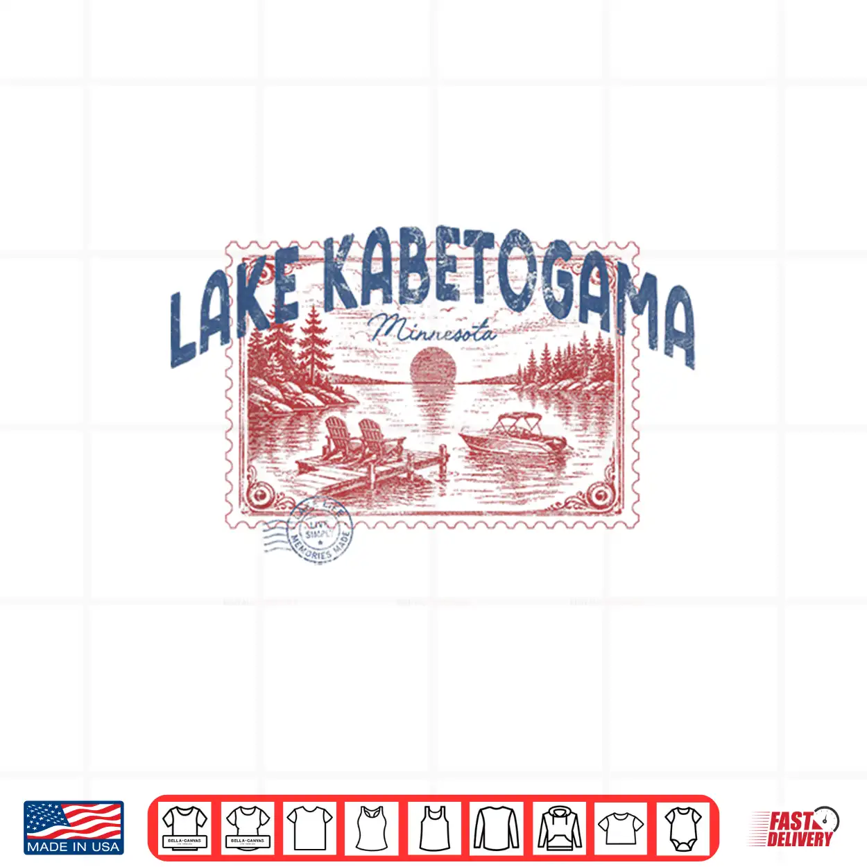 Lake Kabetogama Minnesota Outdoors Vintage Shirt Lake Kabetogama Minnesota Outdoors Vintage Shirt