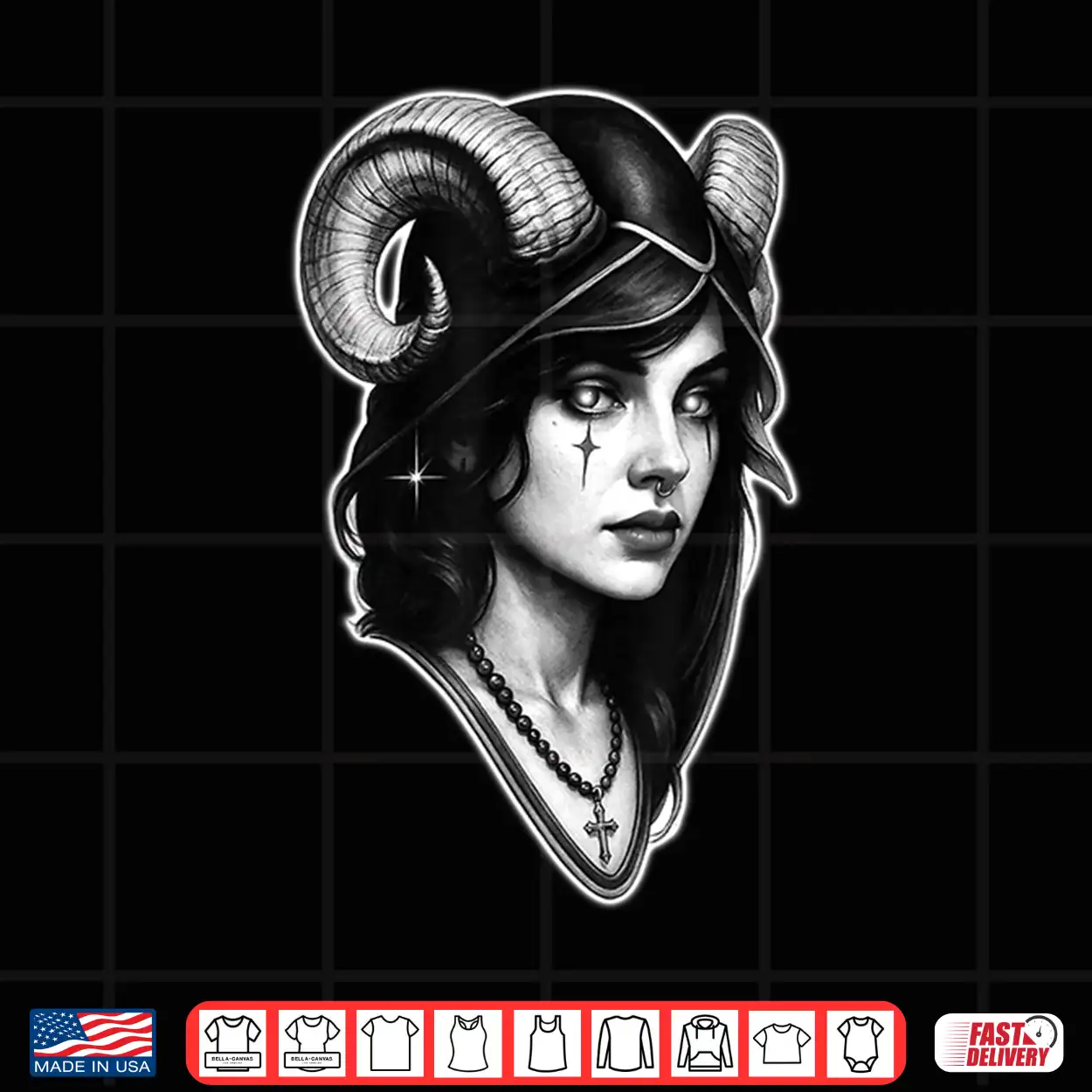 Lilith Priestess Goddess Aries Sagittarius Cute Goth Girl Shirt Lilith Priestess Goddess Aries Sagittarius Cute Goth Girl Shirt