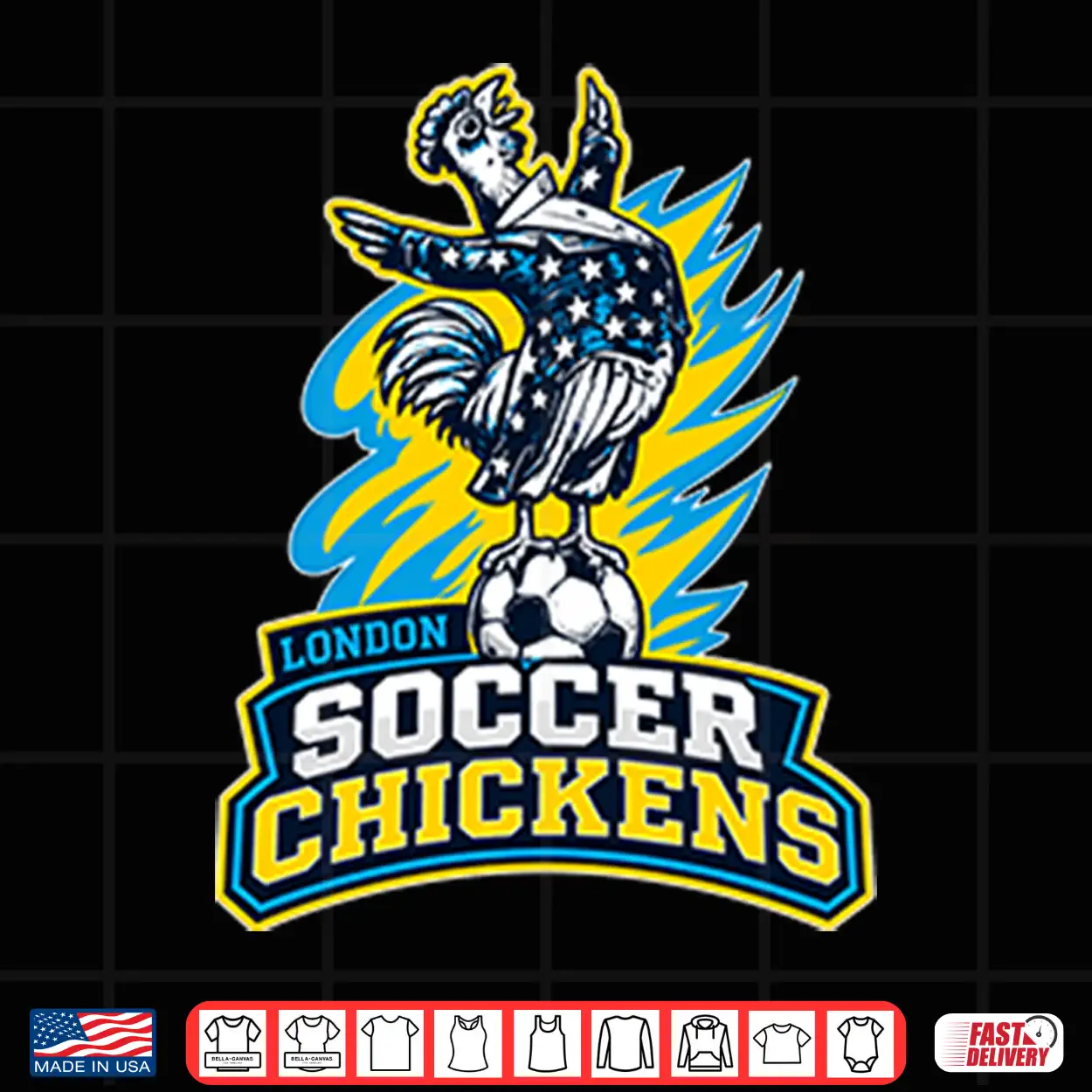 London Soccer Chickens Shirt London Soccer Chickens Shirt