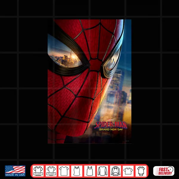 Marvel Studios Spider Man Day Mask Eyes Poster Shirt 4 Design Marvel Studios Spider Man Day Mask Eyes Poster Shirt