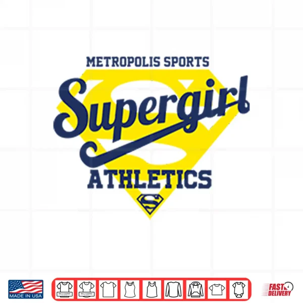 Metropolis Sports Supergirl Athletics PNG 4 Design Metropolis Sports Supergirl Athletics Shirt 2