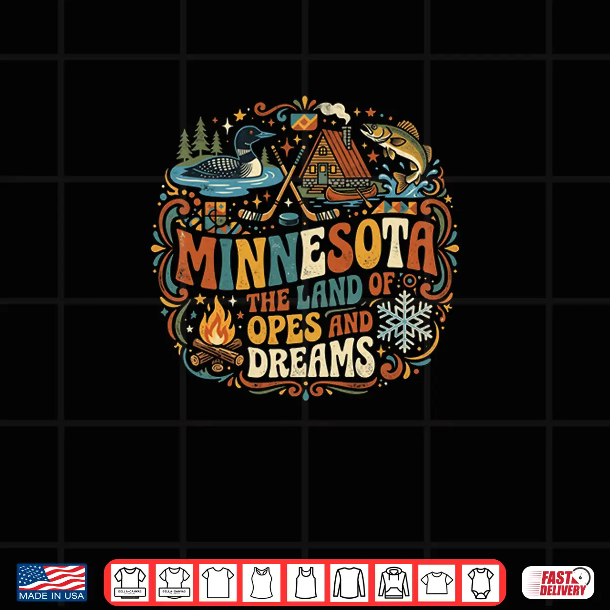 Minnesota The Land Of Opes And Dreams Funny Midwest Saying Shirt Minnesota The Land Of Opes And Dreams Funny Midwest Saying Shirt
