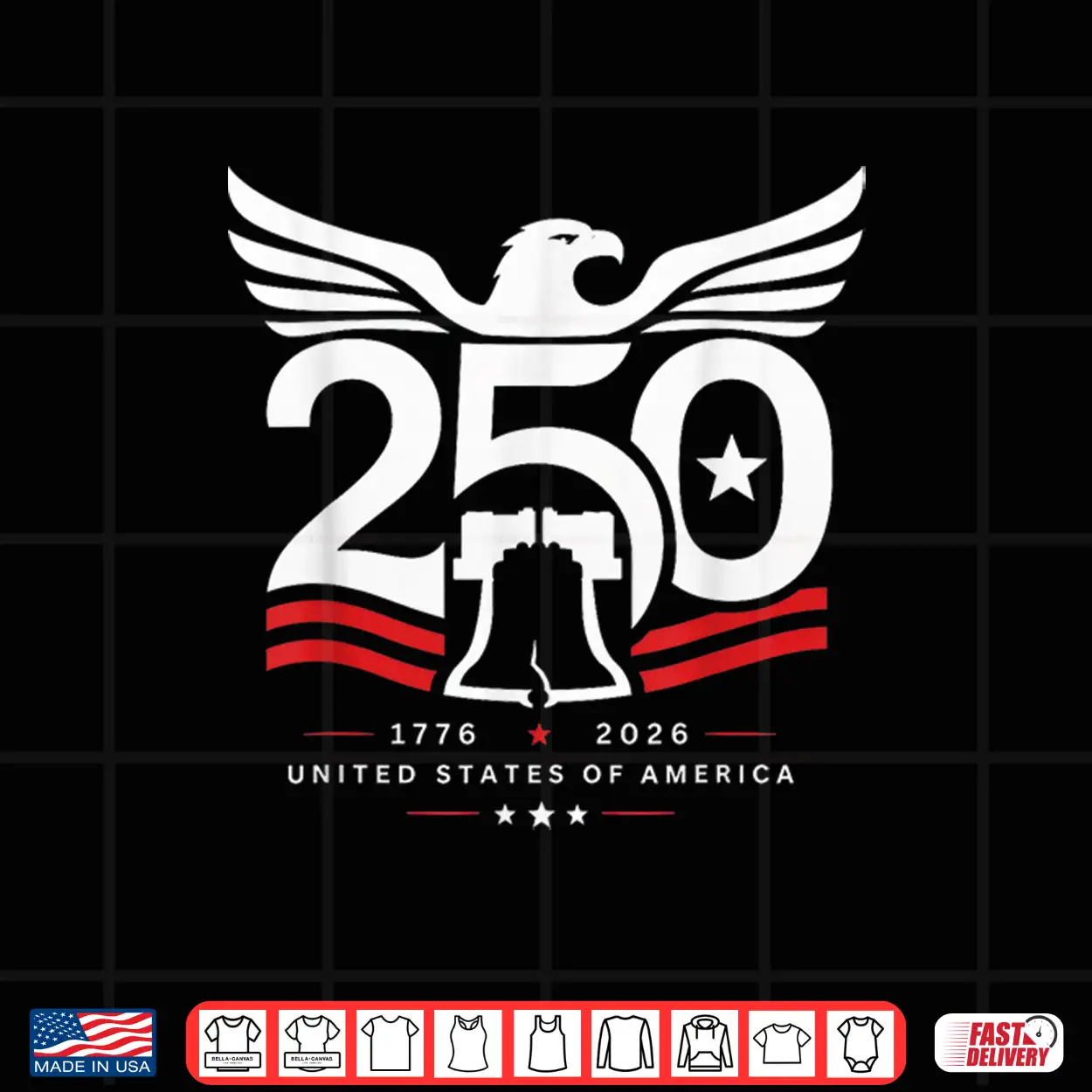Patriotic 250 Years Usa 250Th Anniversary Usa 4Th Of July Shirt Patriotic 250 Years Usa 250Th Anniversary Usa 4Th Of July Shirt