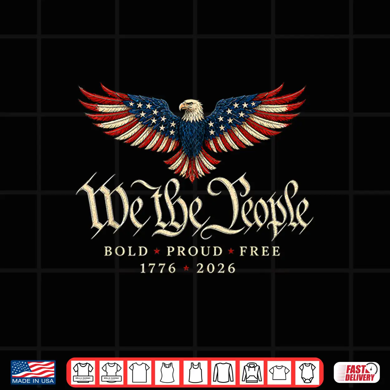 Patriotic Eagle 1776 2026 250Th Anniversary Shirt Patriotic Eagle 1776 2026 250Th Anniversary Shirt