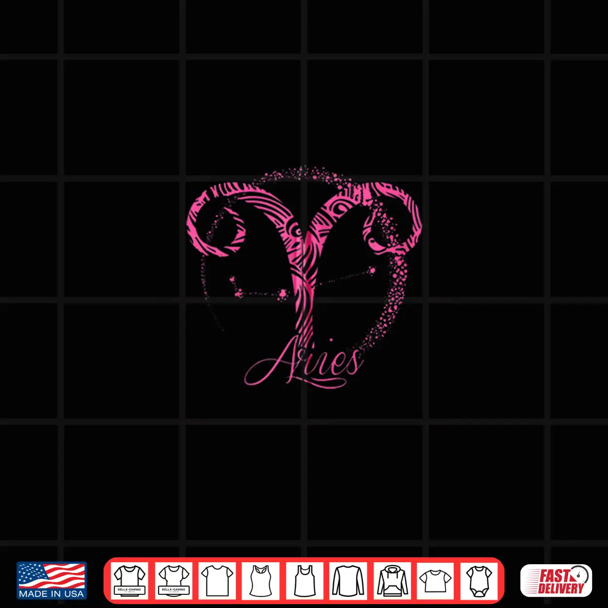 Pink Aries Zodiac Sign Stars March Or April Birthday Gift Shirt Pink Aries Zodiac Sign Stars March Or April Birthday Gift Shirt