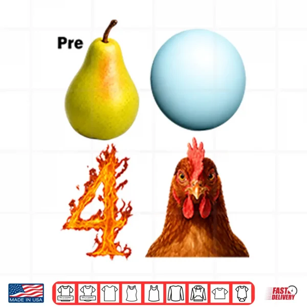 Pre Pear Blue Planet Fire Four Chicken Parody Shirt 4 Design Pre Pear Blue Planet Fire Four Chicken Parody Shirt