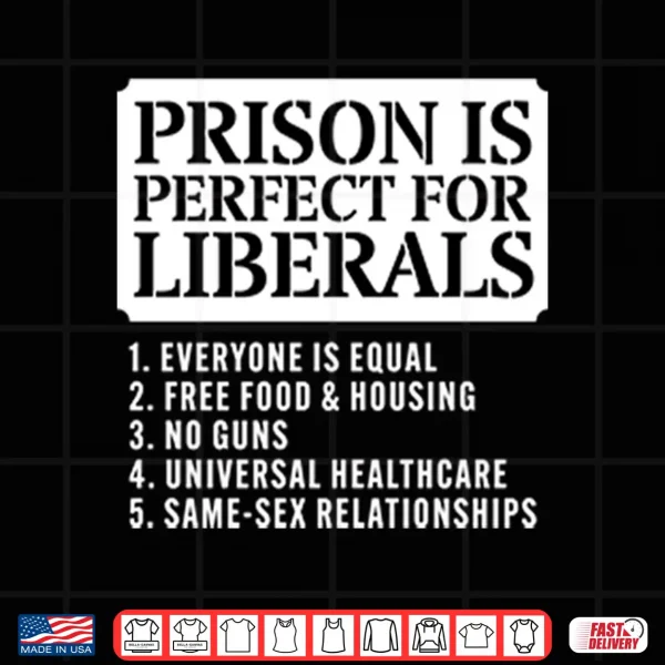 Prison Is Perfect For Liberals Shirt 4 Design Prison Is Perfect For Liberals Shirt
