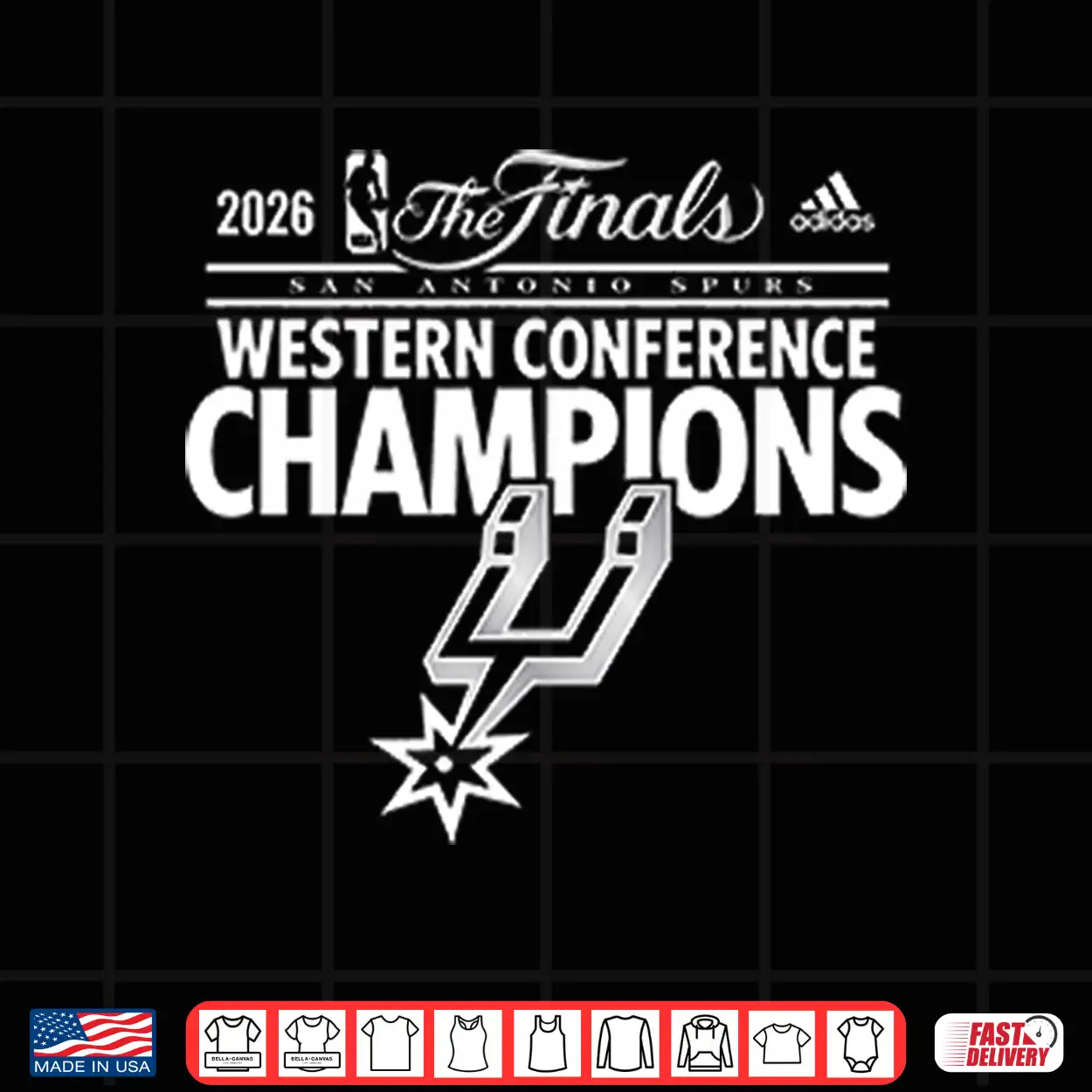 San Antonio Spurs Western Conference Champions 2026 Shirt San Antonio Spurs Western Conference Champions 2026 Shirt