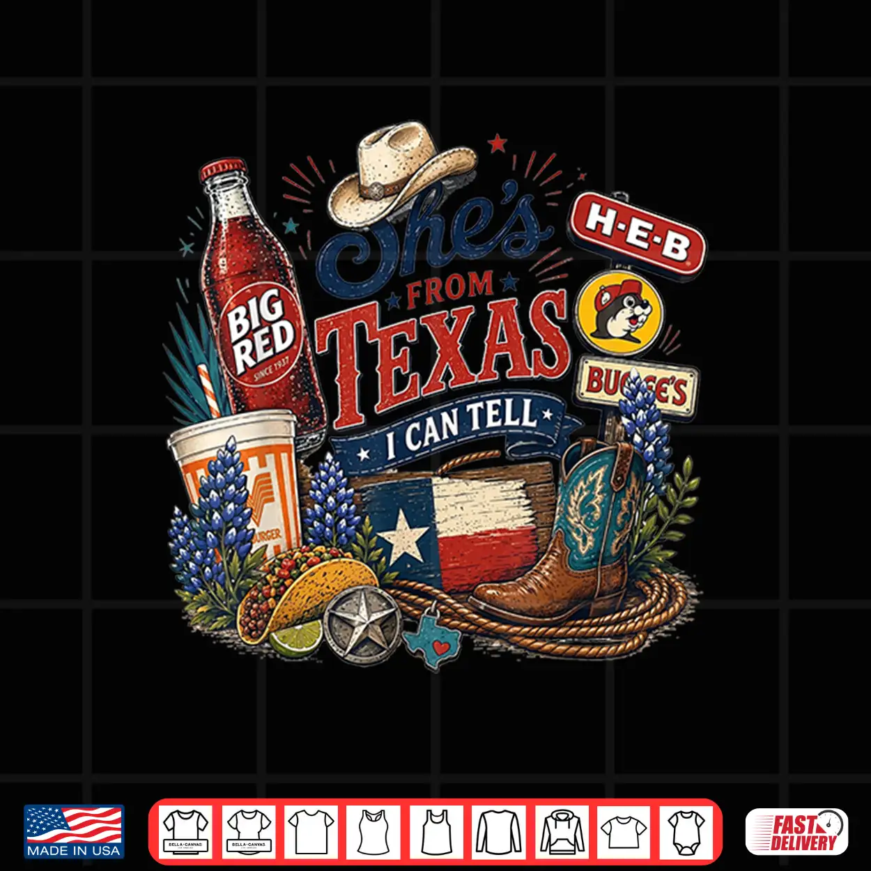 Shes From Texas I Can Tell State Pride Woman Shirt Shes From Texas I Can Tell State Pride Woman Shirt