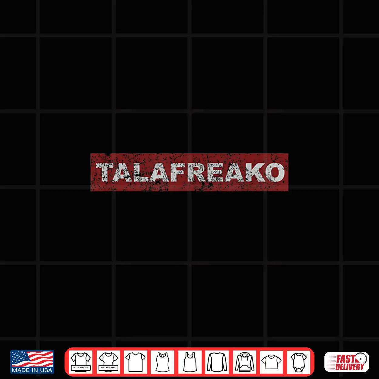 Talafreako Support Red Bar Shirt Talafreako Support Red Bar Shirt