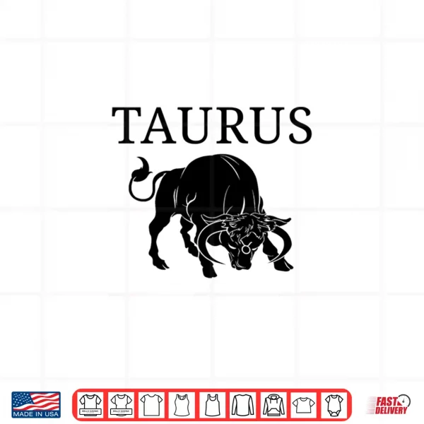 Taurus Astrology Large Bull Zodiac Sign With Taurus Name Shirt 4 Design Taurus Astrology Large Bull Zodiac Sign With Taurus Name Shirt