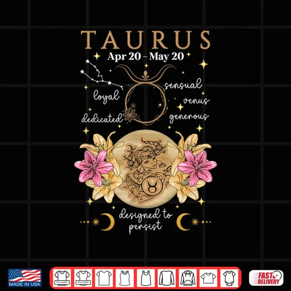 Taurus Facts Taurus Zodiac Sign Taurus Birthday Shirt 4 Design Taurus Facts Taurus Zodiac Sign Taurus Birthday Shirt