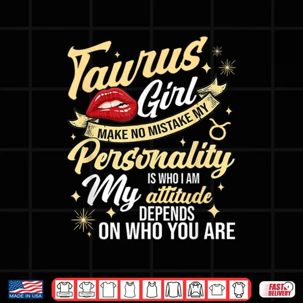 Taurus Girl Horoscope April & May Birthday Zodiac Sign Shirt 4 Design Taurus Girl Horoscope April May Birthday Zodiac Sign Shirt