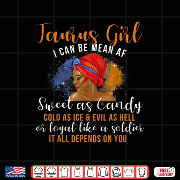 Design Taurus Girl Zodiac Sign Astrologer Astrology Symbol Shirt