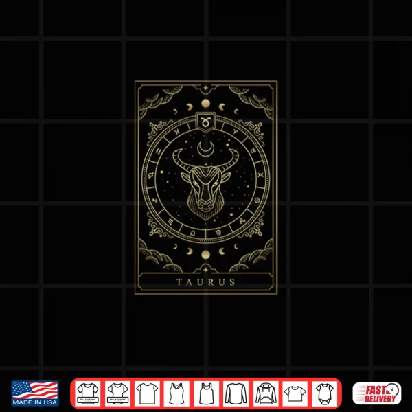 Design Taurus Horoscope And Zodiac Symbol Shirt