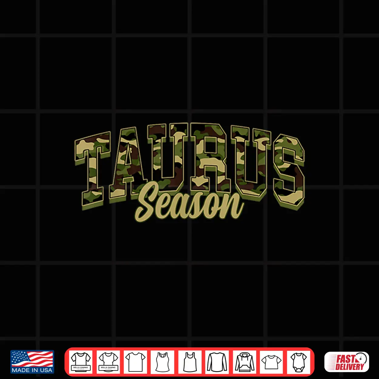 Taurus Season Camo Camouflage Birthday Zodiac Shirt Taurus Season Camo Camouflage Birthday Zodiac Shirt