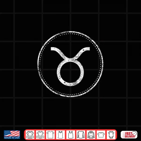 Taurus Tauros Round Zodiac Sign Astrology Dark Color Shirt 4 Design Taurus Tauros Round Zodiac Sign Astrology Dark Color Shirt