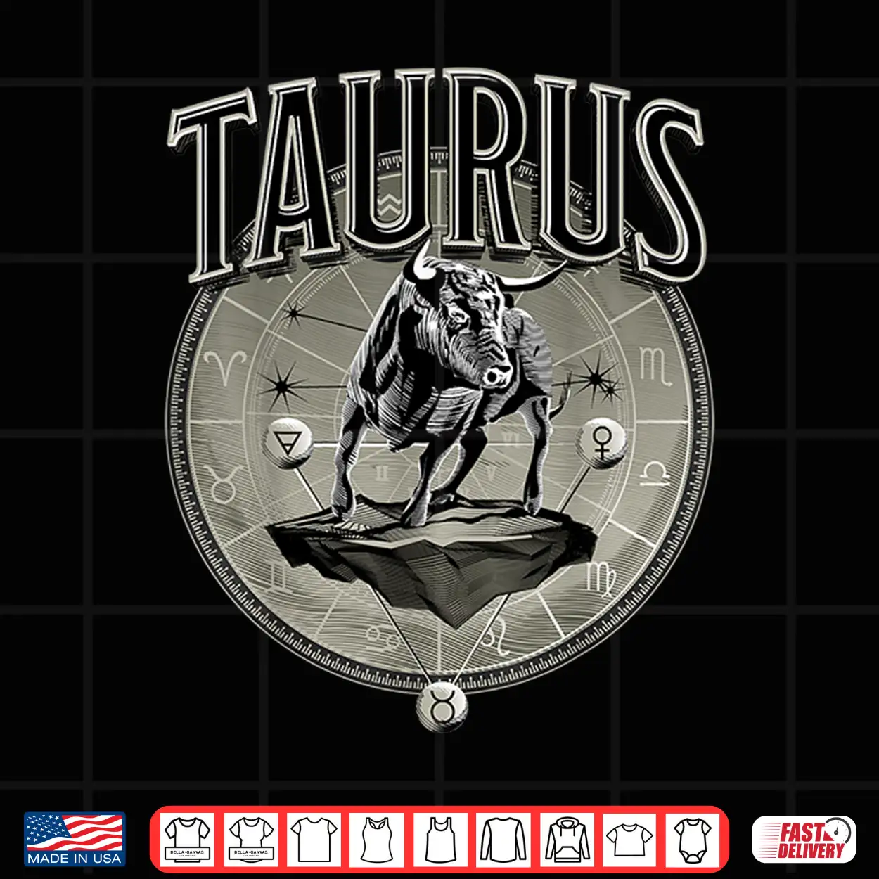 Taurus Tee Men Zodiac Sign Taurus Shirt Taurus Tee Men Zodiac Sign Taurus Shirt