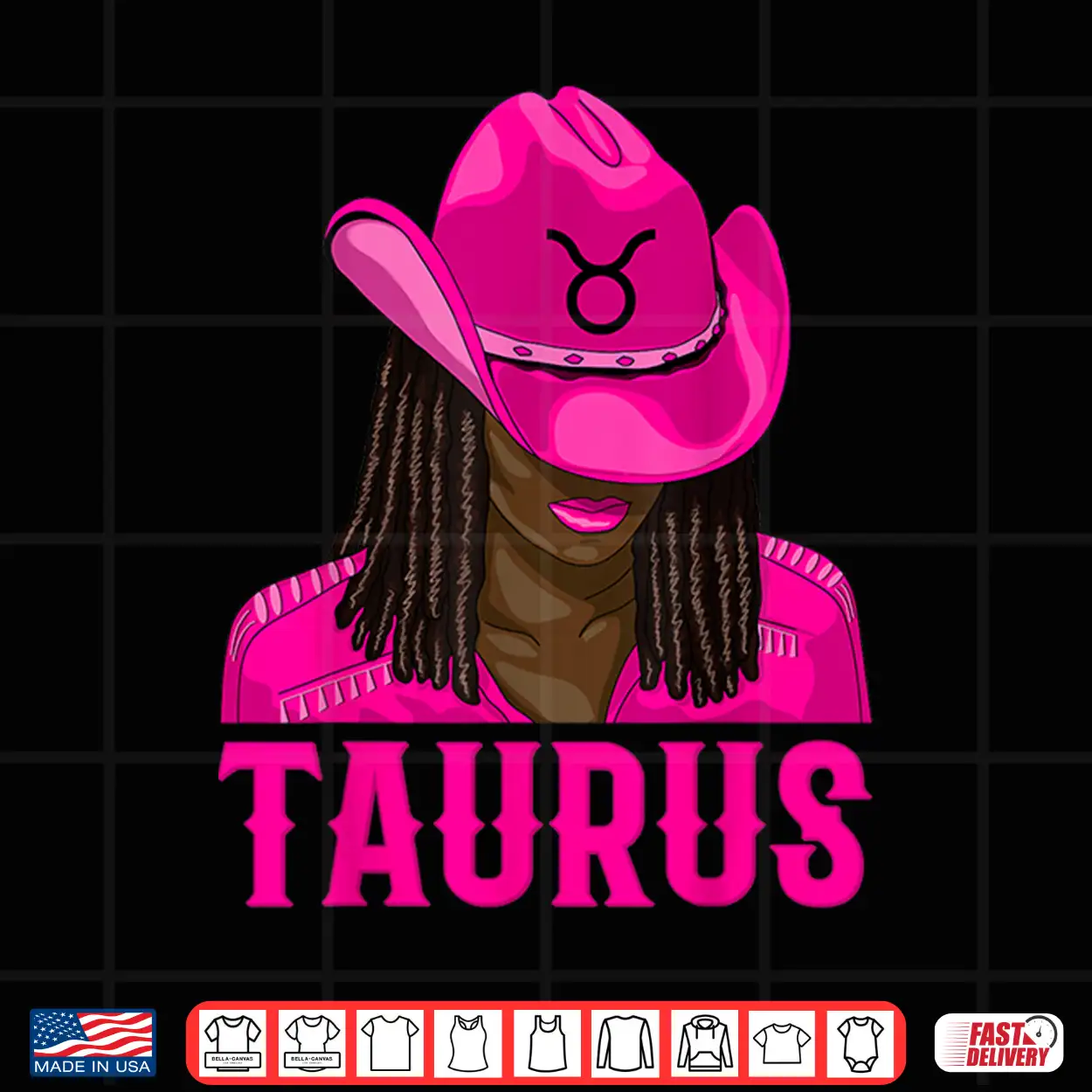 Taurus Western Cowgirl African American Black Women Shirt Taurus Western Cowgirl African American Black Women Shirt
