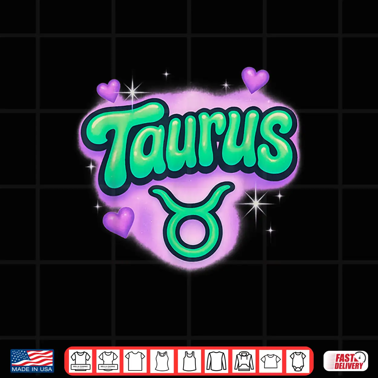 Taurus Zodiac Pastel Airbrush Cute Astrology Graphic Shirt Taurus Zodiac Pastel Airbrush Cute Astrology Graphic Shirt