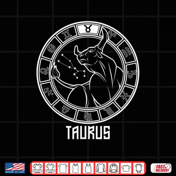Design Taurus Zodiac Sign Shirt April May Birthday Gift Shirt