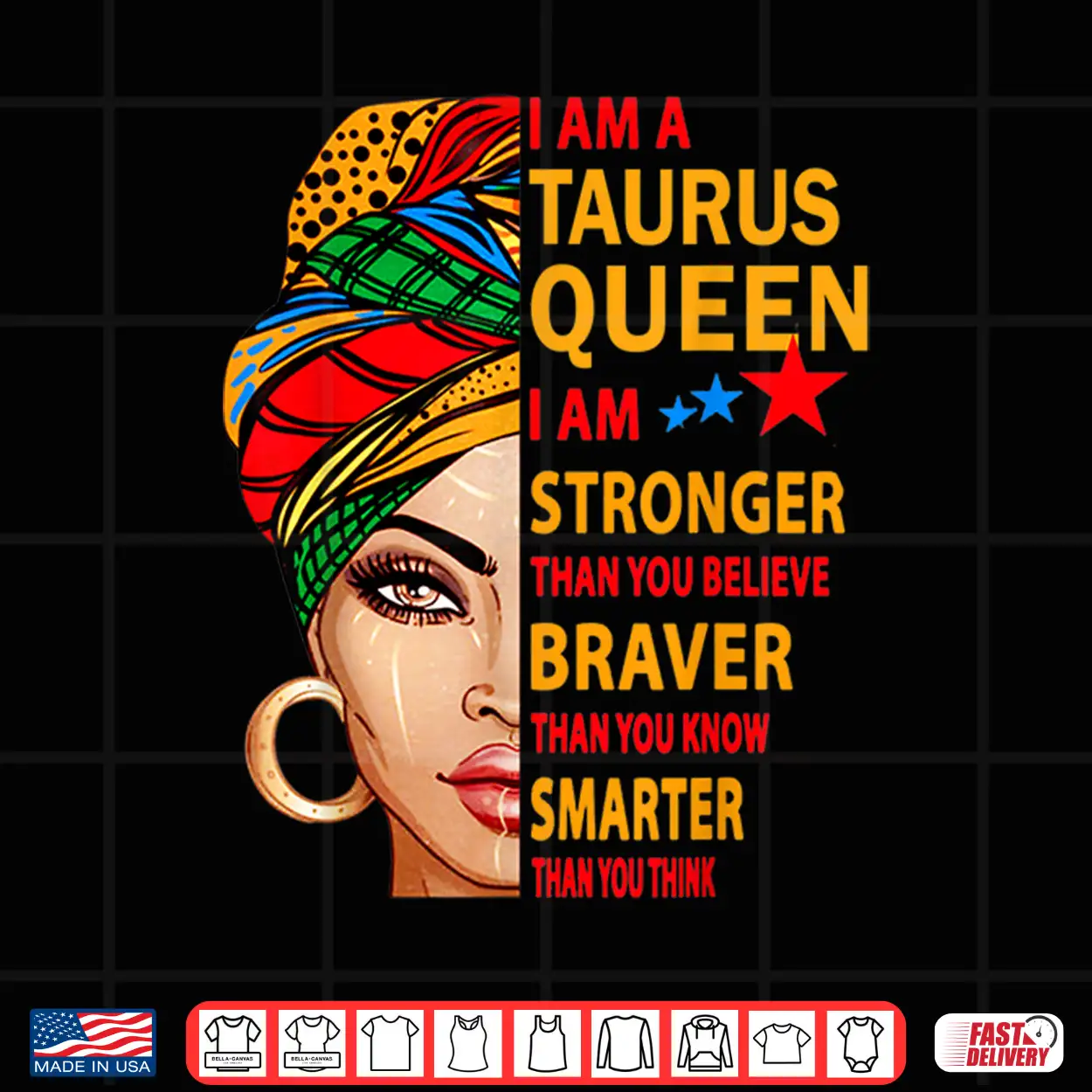 Taurus Queen I Am Stronger Birthday Gift For Taurus Zodiac Shirt Taurus Queen I Am Stronger Birthday Gift For Taurus Zodiac Shirt