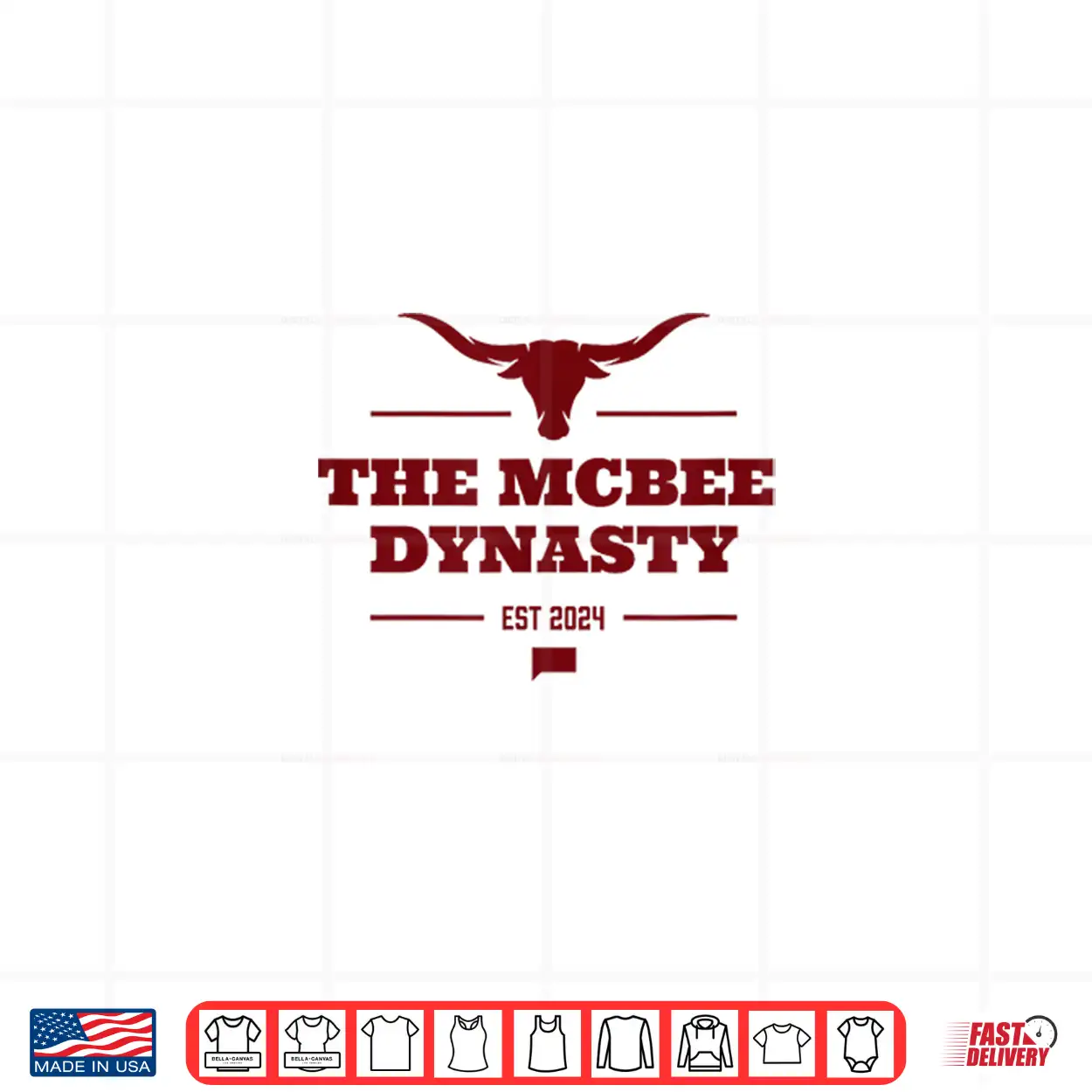 The Mcbee Dynasty Est 2024 Officially Licensed Shirt The Mcbee Dynasty Est 2024 Officially Licensed Shirt