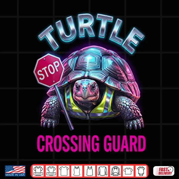 Design Turtle Crossing Guard Shirt 2