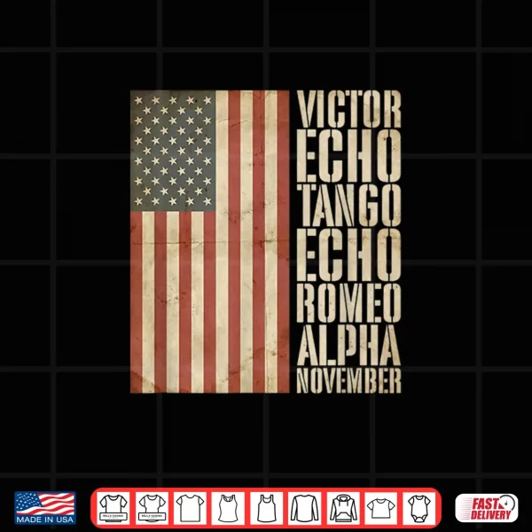 Veteran Military Alphabet American Flag Aged Shirt 4 Design Veteran Military Alphabet American Flag Aged Shirt