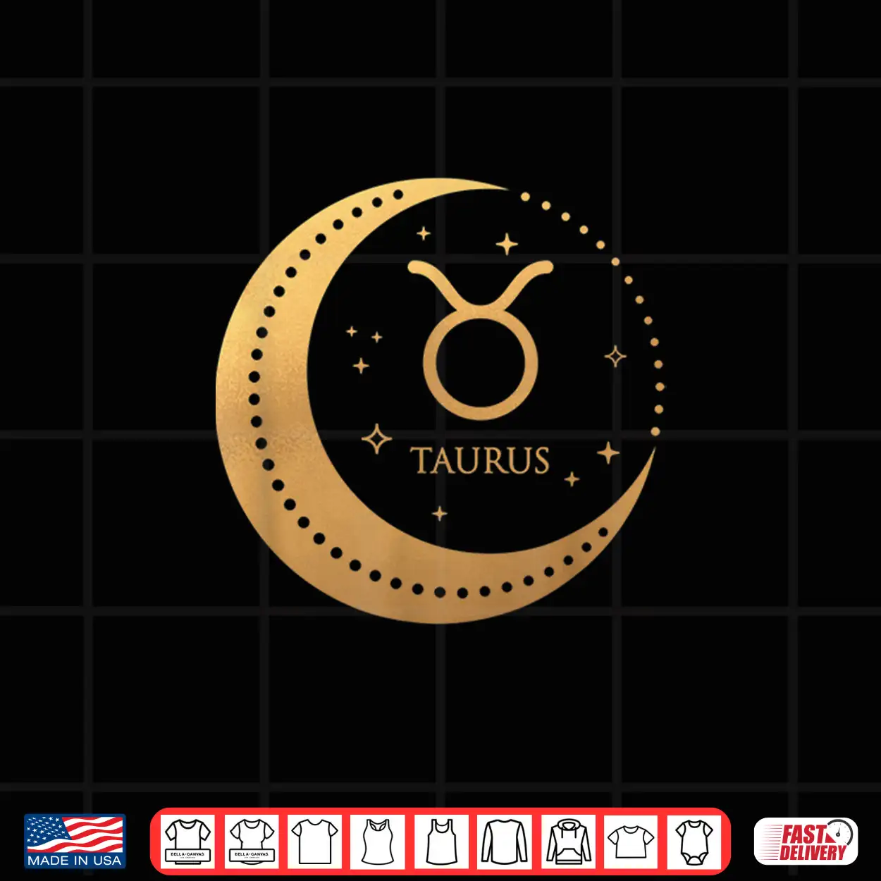 Zodiac Sign Taurus In The Crescent Moon Trendy Shirt Zodiac Sign Taurus In The Crescent Moon Trendy Shirt