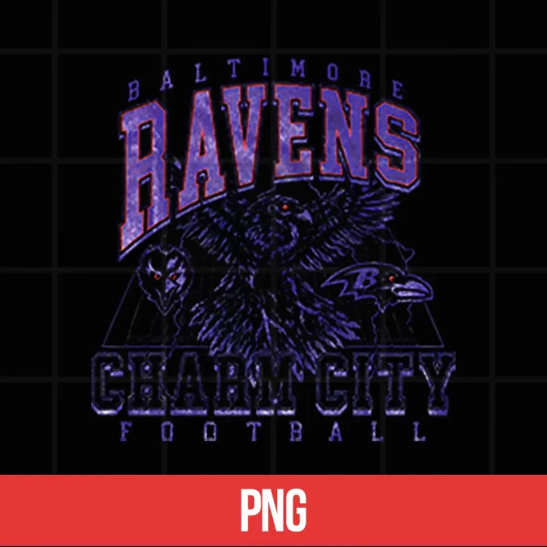 Digital Baltimore Ravens Charm City Football Shirt